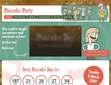 Tablet Screenshot of pancakeparty.net